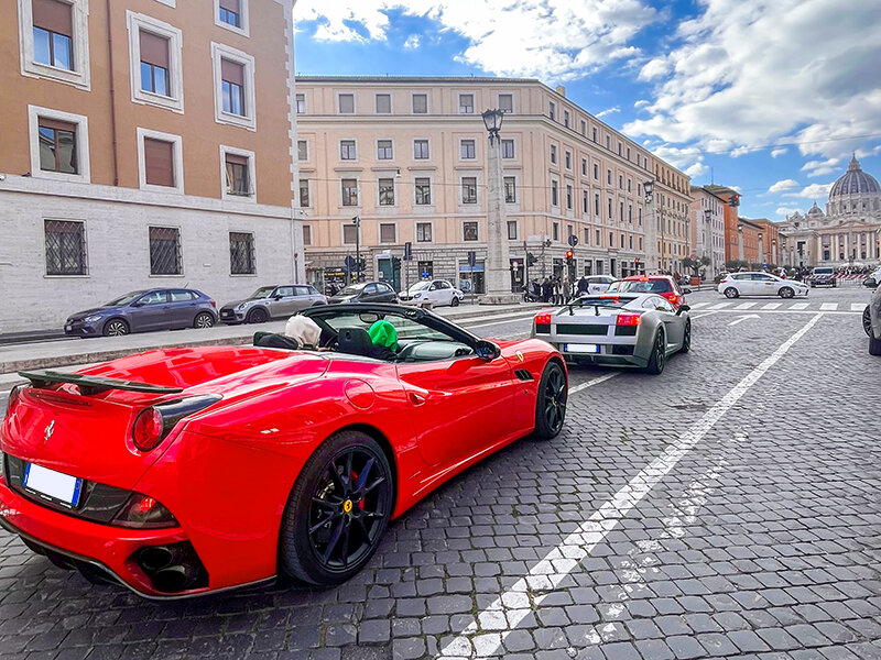 Roma in Lamborghini Gallardo: tour con guida esclusiva (30min)