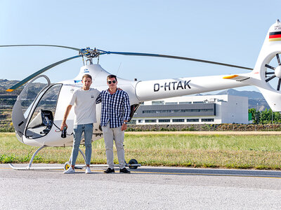 Caja Paseo en helicóptero por la Costa del Sol para 2