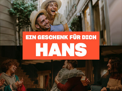 Geschenkbox Ein Geschenk für Hans