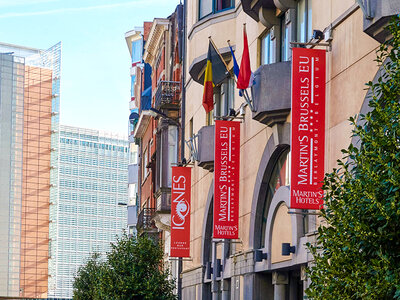 Coffret cadeau 2 jours à l'hôtel moderne 4 étoiles Martin's Brussels EU