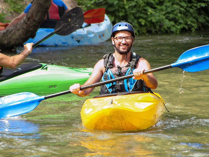 In canoa sui fiumi dell’Umbria: sessione di 2 ore per 2 persone