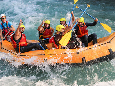 Massimo divertimento per 2 con una discesa Rafting Extreme Fun in Valtellina