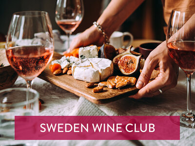 Presentbox Mat- och vinprovning med Sweden Wine Club