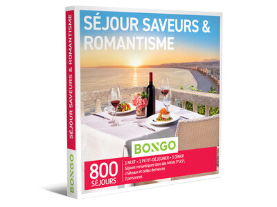 Coffret cadeau Séjour Saveurs & Romantisme