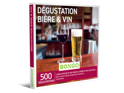 Coffret cadeau Dégustation Bière & Vin