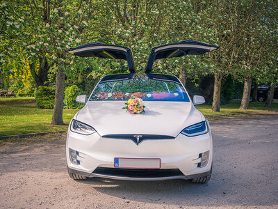 Coffret cadeau 1 heure de balade en Tesla Model X à Malines