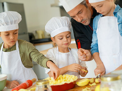 Mis Recetas: 1 curso de cocina italiana para 2 niños o 1 adulto y 1 niño