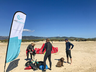 1 curso de kitesurf de 3 horas en Tarifa