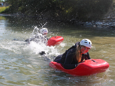 Cofanetto Adrenalina sul fiume con Hydrospeed Fun (1h 40min) in Valtellina per 2
