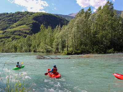 Cofanetto Escursione in kayak nella natura della Valtellina (1h 40min) per 1