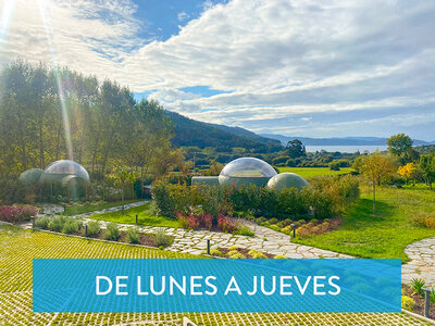 Caja regalo ¡Bajo el cielo de Lugo! 1 noche en una burbuja con desayuno en Luzada