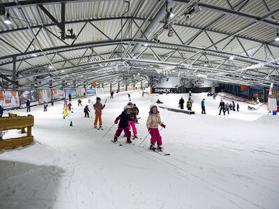 Cadeaubon 2 uur skiën of snowboarden en 1 heat karten in Den Haag voor 2