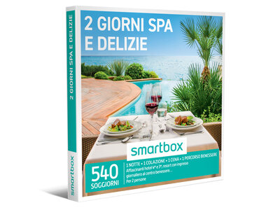 Cofanetto regalo 2 giorni spa e delizie