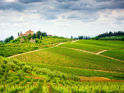 Coffret cadeau 2 jours en Italie dans le Chianti avec dîner toscan typique 3 plats