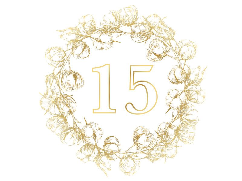 Noces de cristal : 15e anniversaire de mariage de rêve !