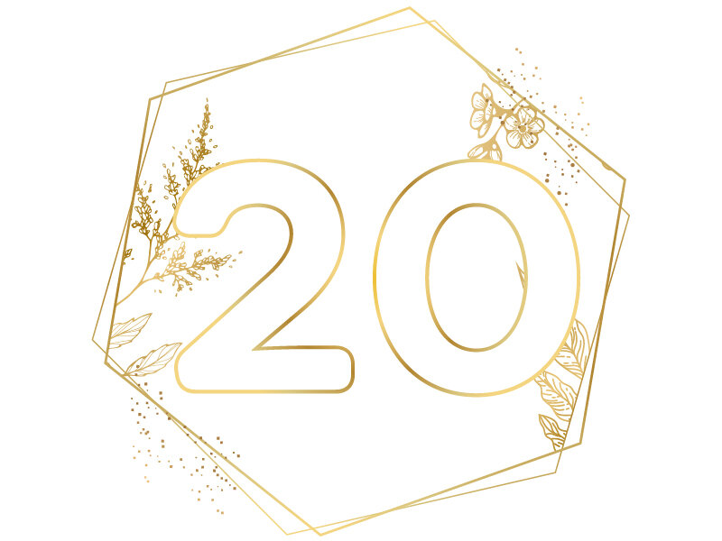 Noces de porcelaine : joyeux 20e anniversaire de mariage !