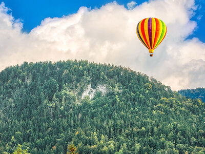 Coffret cadeau Vol en montgolfière au-dessus de la frontière suisse