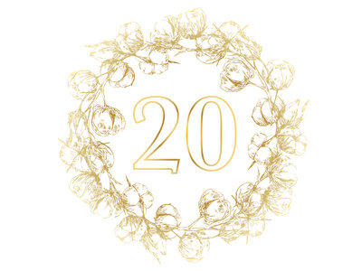 Caja regalo ¡Feliz 20º aniversario de boda!