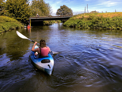 Coffret cadeau Excursion en kayak pour 2 personnes près de Louvain avec bières