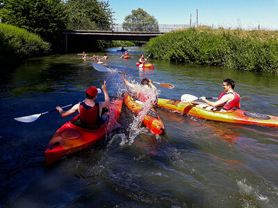 Excursion en kayak pour 2 personnes près de Louvain avec bières