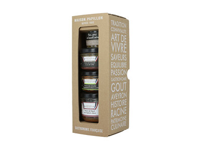 Coffret cadeau Coffret gourmand de foie gras et terrines fabriqués en Aveyron