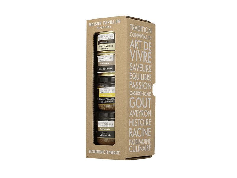 Assortiment de terrines coffret bio livré à domicile