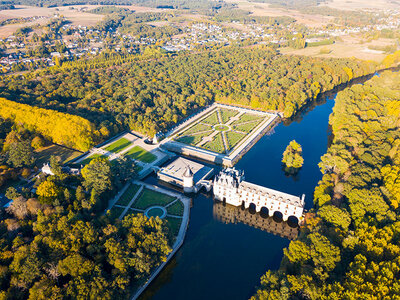 Coffret cadeau Vol en hélicoptère de 25 min au-dessus du château de Chenonceau