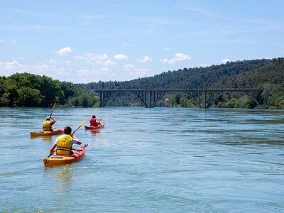 Caja Ruta en canoa o barca de pértiga para 2 en Delta del Ebro, Tarragona