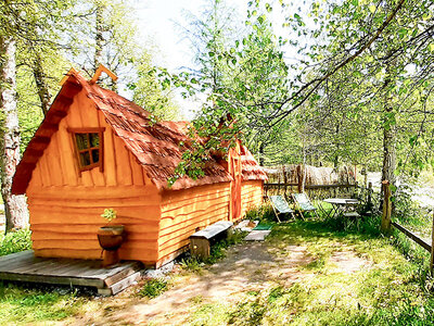 Coffret cadeau Séjour insolite : 3 jours en cabane avec séance de sauna près du col de Vars