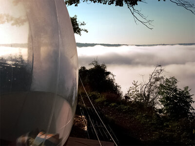 Coffret cadeau Nuit magique dans un dôme dans les Ardennes