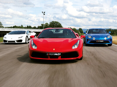 Coffret 8 tours de course au volant d'une Ferrari, d'une Lamborghini ou d'une Porsche sur le circuit Geoparc