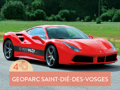 Coffret cadeau Pilotage Ferrari 488 et Porsche Cayman sur le circuit Geoparc dans les Vosges