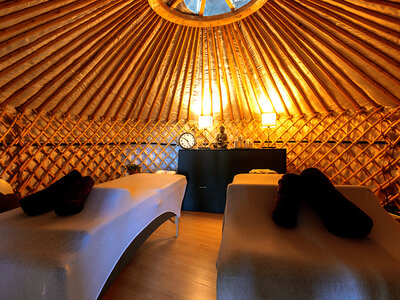 Massages en rugpakking voor 1 persoon bij YurtLife nabij Amsterdam