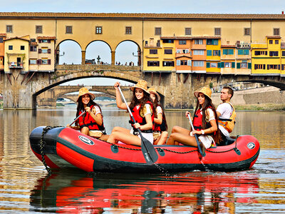 Cofanetto Escursione panoramica di Rafting Pontevecchio a Firenze per 2 persone