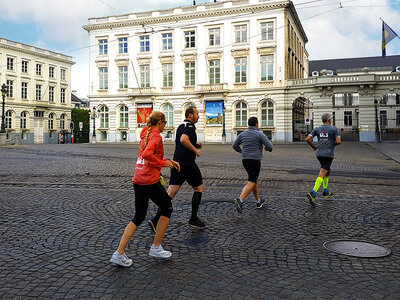 Coffret Visite guidée à thème de Bruxelles en course à pied