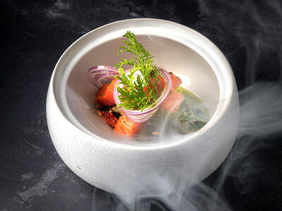 Coffret cadeau Dîner Menu 3 Plats au restaurant De Acht Zaligheden à Gand