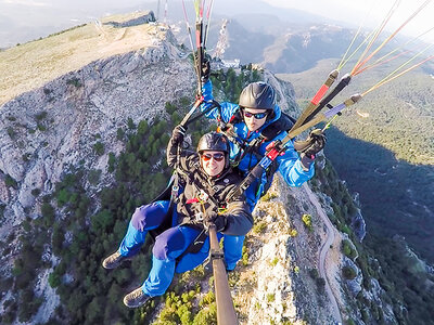 Caja regalo Tour en parapente de 2 horas en Madrid