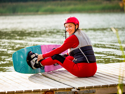 Curso de iniciación al wakeboard de 3 horas para 2 personas