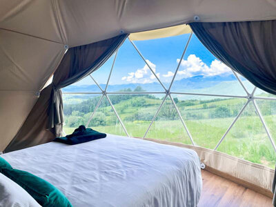 1 insolita notte in Glamping Dome con area benessere in una Masseria rurale in Molise