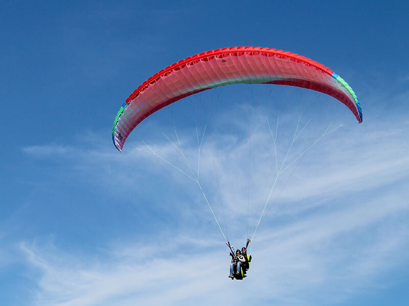 Volo in parapendio biposto su Roma e provincia (2h) per 5 persone avventurose