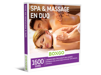 Coffret cadeau Spa & Massage en Duo