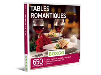 Coffret cadeau Tables Romantiques