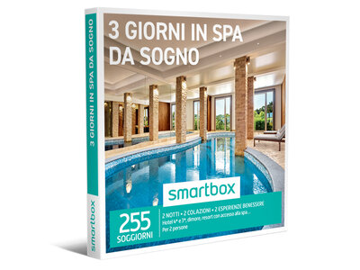 Cofanetto regalo 3 giorni in spa da sogno