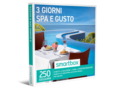 Cofanetto regalo 3 giorni spa e gusto