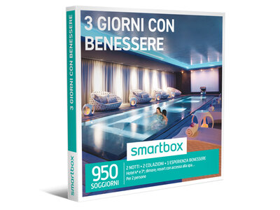 Cofanetto regalo 3 giorni con benessere