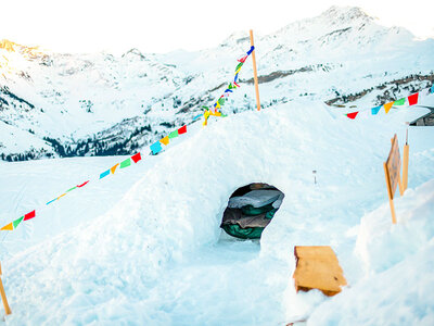 Coffret cadeau Séjour insolite en famille : 1 nuit en igloo avec souper près d’Albertville