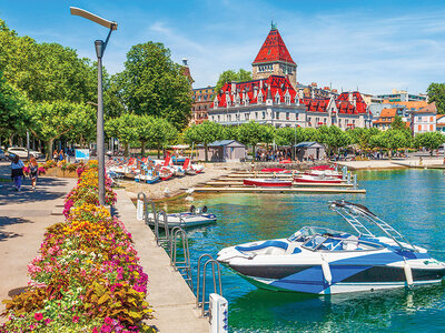 Coffret 1 nuit à Lausanne avec accès au spa et dégustation de 6 vins dans la région de Lavaux