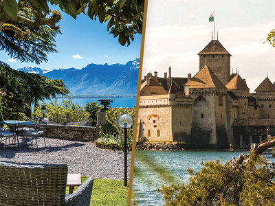 Cofanetto regalo Romantico soggiorno sul Lago di Ginevra con ingresso al Castello di Chillon