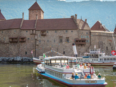 1 nuit magique avec souper sur le lac de Lugano et entrée à Swissminiatur pour 2 personnes