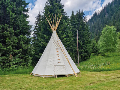 Geschenkbox 2 aussergewöhnliche Übernachtungen im Tipi in der Nähe von Chamonix